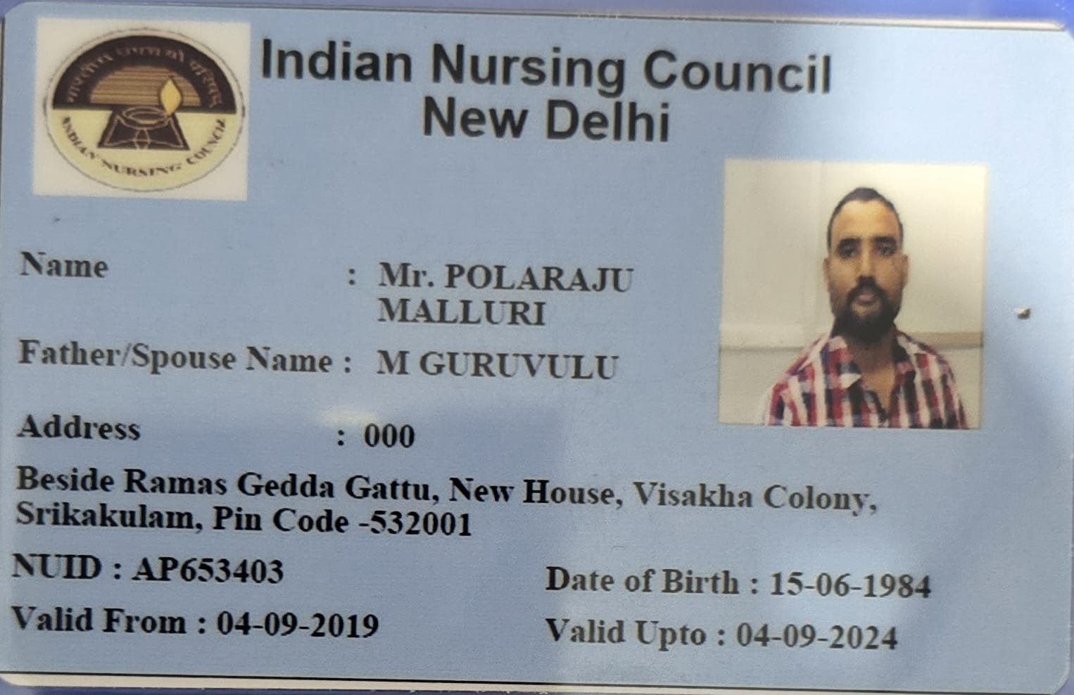 Indian Nursing Council Registration